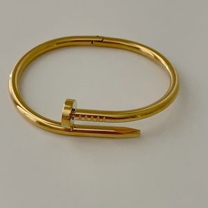 Fab Gold nail bracelet 16cm
